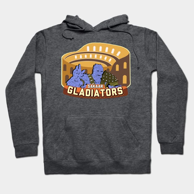 The Sakaar Gladiators Hoodie by Milasneeze